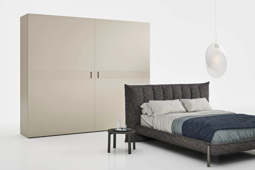 Class Flush-Closing Sliding Doors Wardrobe Novamobili - 3