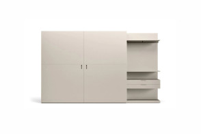 Class Flush-Closing Sliding Doors Wardrobe Novamobili - 4