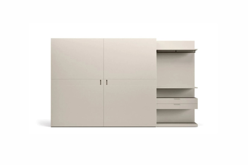 Class Flush-Closing Sliding Doors Wardrobe Novamobili - 4