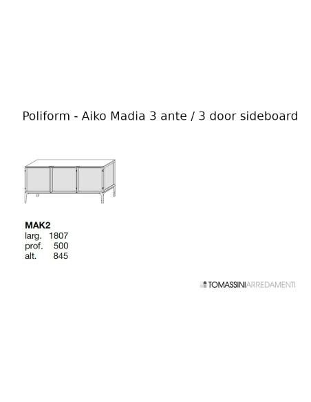 Madia Aiko a 3 ante (Offre Expo) Poliform - 8