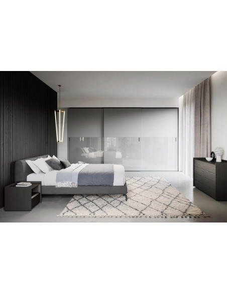 Class Flush-Closing Sliding Doors Wardrobe Novamobili - 2