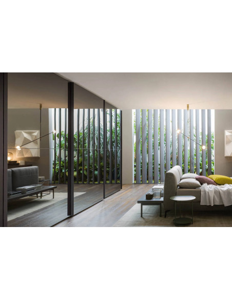 Crystal Sliding Doors Wardrobe Novamobili - 2