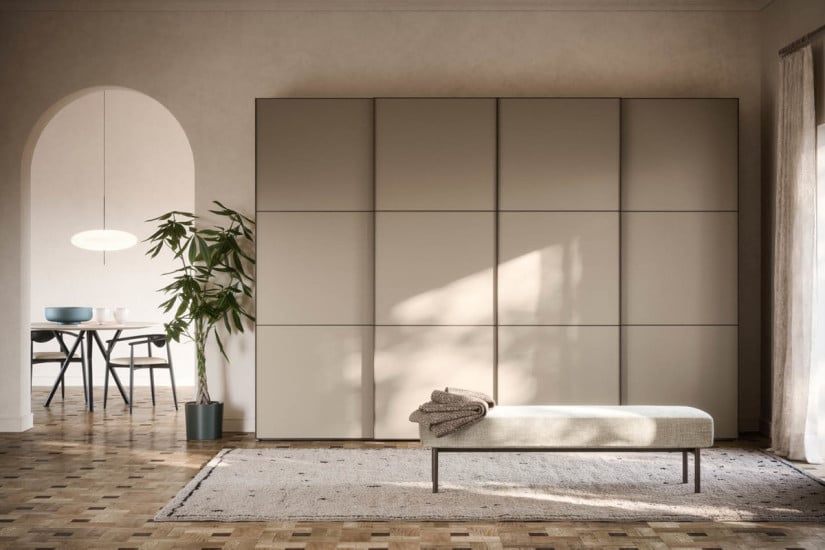Dover Sliding Doors Wardrobe Novamobili - 1
