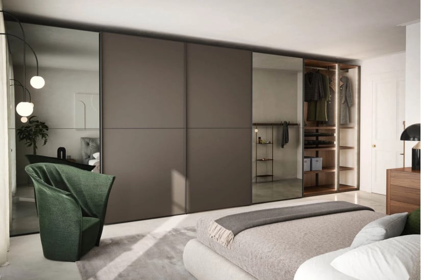 Dover Sliding Doors Wardrobe Novamobili - 3