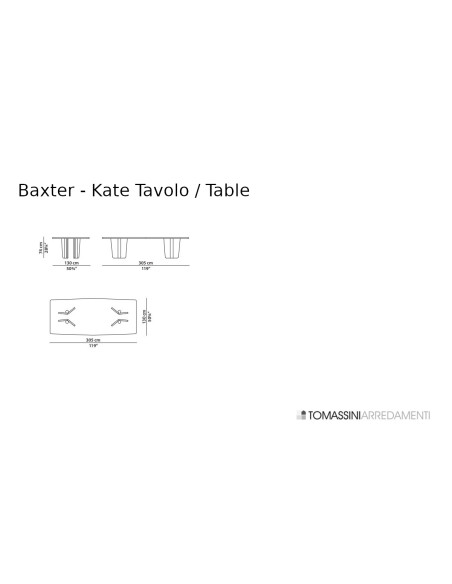 Table Kate Baxter - 5