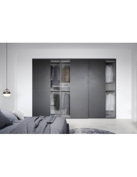 Layer Sliding Doors Wardrobe Novamobili - 2