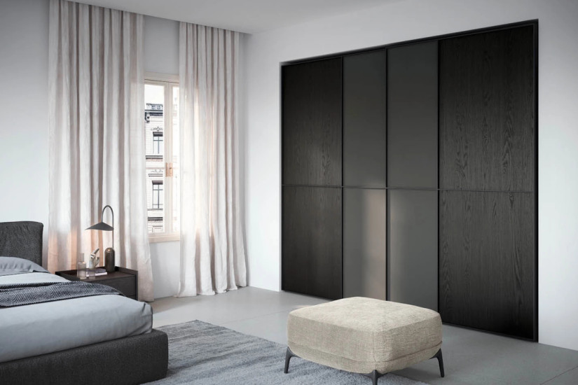 Layer Sliding Doors Wardrobe Novamobili - 3
