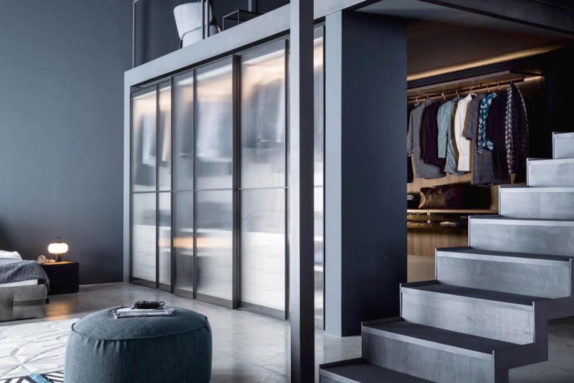 Layer Sliding Doors Wardrobe Novamobili - 4