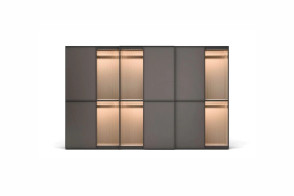 Layer Sliding Doors Wardrobe Novamobili - 5