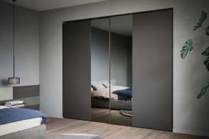 Offset Sliding Doors Wardrobe Novamobili - 1