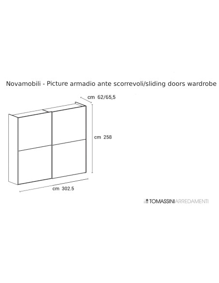 Armario Image portes coulissantes Novamobili - 7