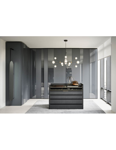 Plissè Sliding Doors Wardrobe Novamobili - 1