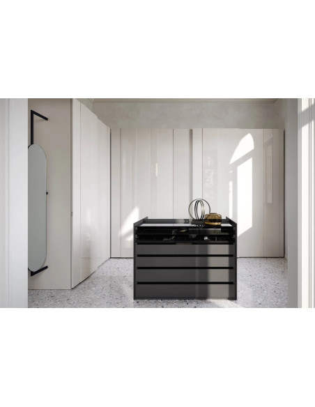 Plissè Sliding Doors Wardrobe Novamobili - 2