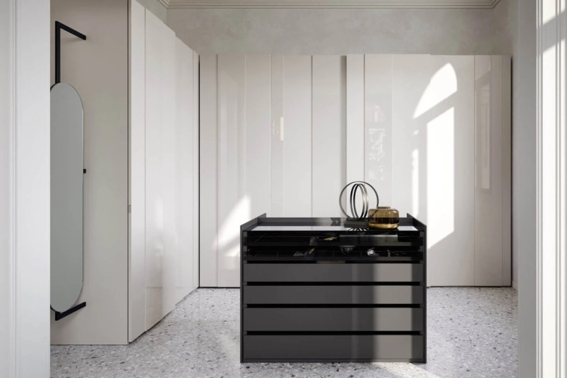 Plissè Sliding Doors Wardrobe Novamobili - 2