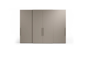 Thick Sliding Doors Wardrobe Novamobili - 3