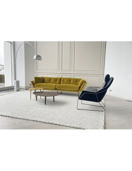 New York Suite Yellow Velvet Sofa (Expo Offer) Saba - 4