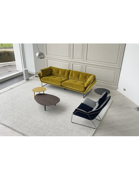 New York Suite Yellow Velvet Sofa (Expo Offer) Saba - 5
