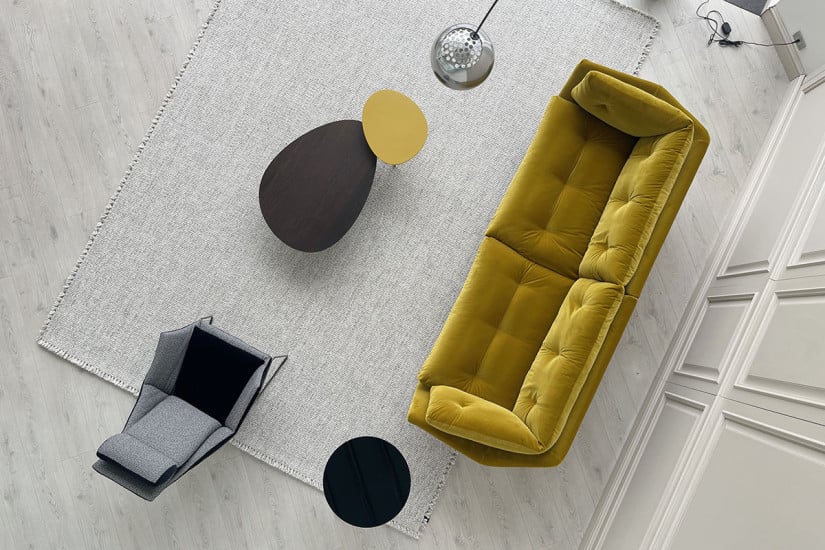 Divano New York Suite in velluto giallo (Offerta Expo) Saba - 6