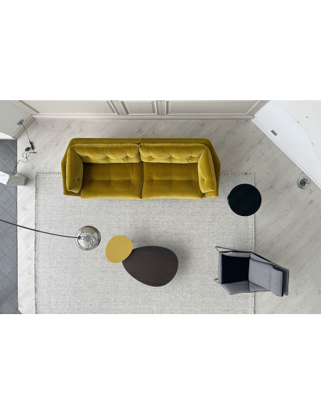 New York Suite Yellow Velvet Sofa (Expo Offer) Saba - 7
