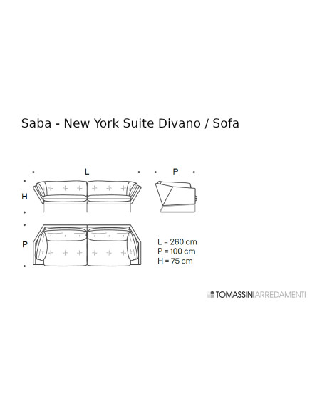 Divano New York Suite in velluto giallo (Offerta Expo) Saba - 9