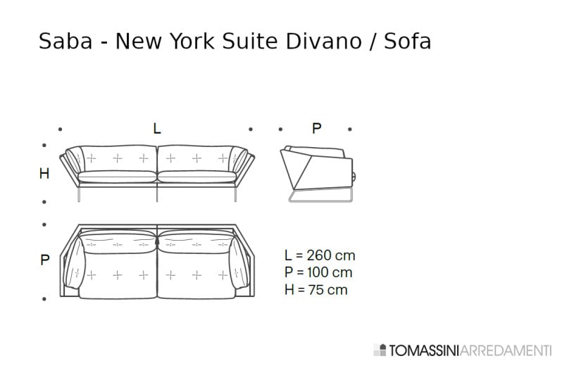 Divano New York Suite in velluto giallo (Offerta Expo) Saba - 9