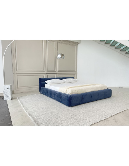 Lit Tufty-Bed en tissu bleu B&B Italia - 2