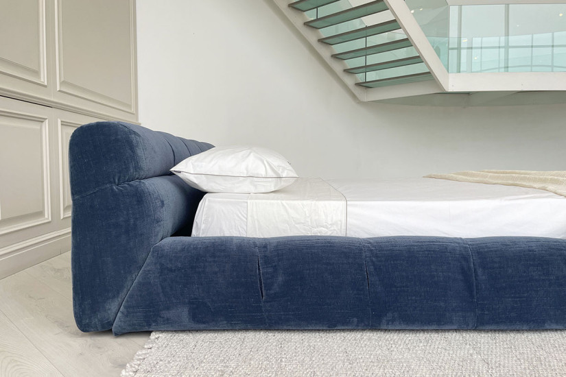 Letto Tufty-Bed in tessuto blu B&B Italia - 3