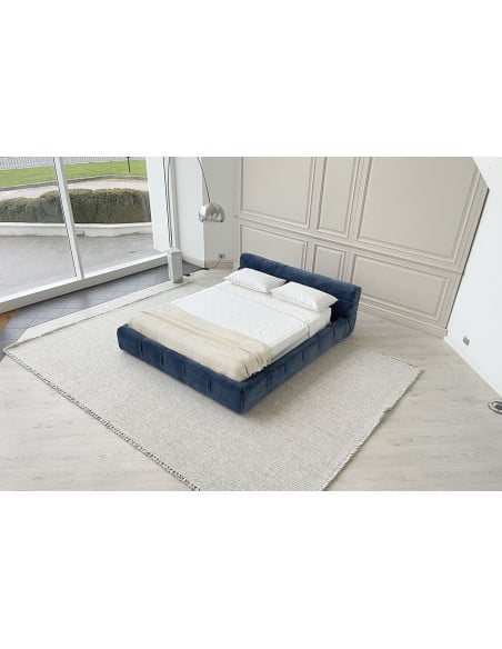 Tufty-Bed in blue fabric B&B Italia - 5