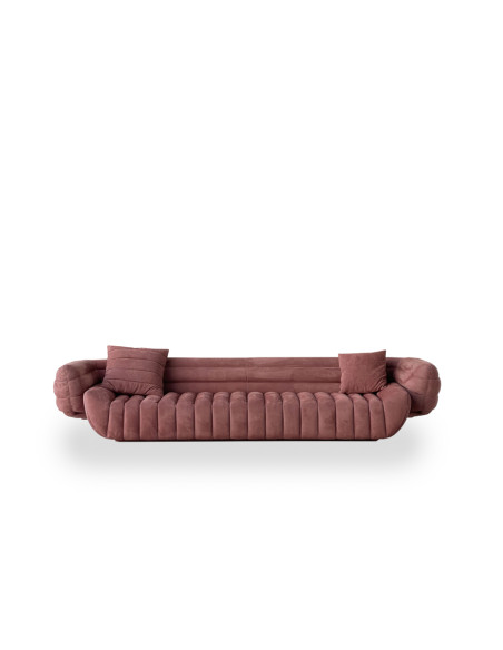 Tactile Bordeaux Leather Sofa (Expo Offer) Baxter - 6