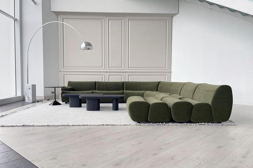 Ernest Green Fabric Sofa (Expo Offer) Poliform - 1