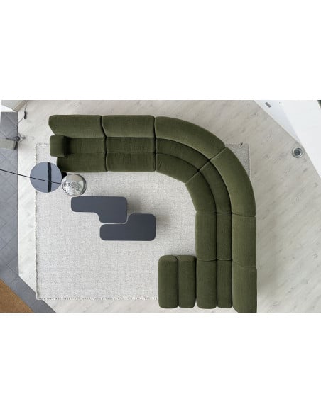 Canapé Ernest en tissu vert (Offre Expo) Poliform - 6