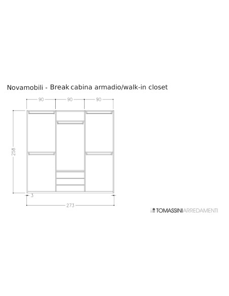 Break Walk-in Closet Novamobili - 5