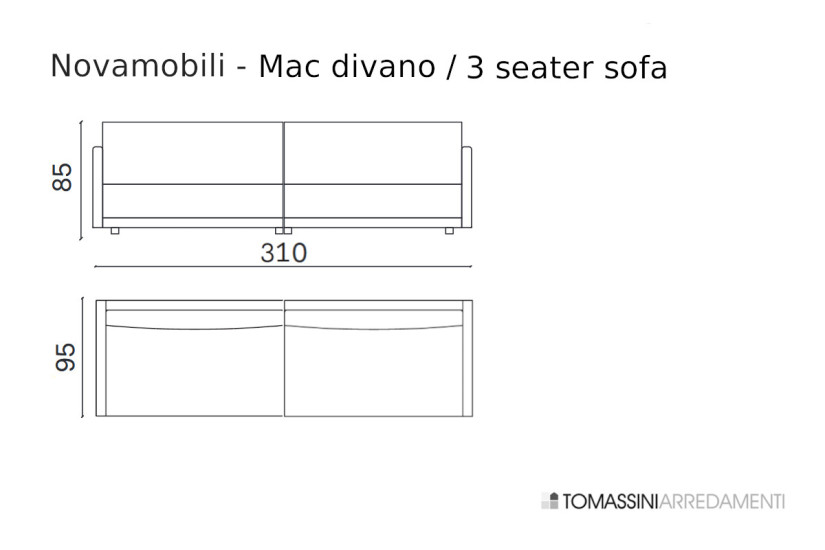 Canapé Mac Novamobili - 8