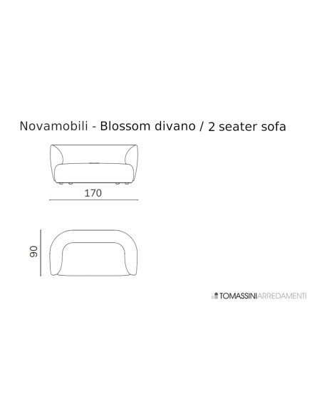 Blossom Sofa Novamobili - 7