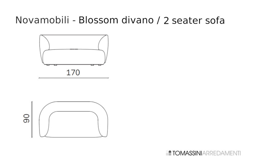 Blossom Sofa Novamobili - 7
