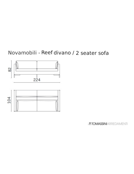 Divano Reef Novamobili - 7