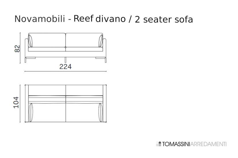 Divano Reef Novamobili - 7