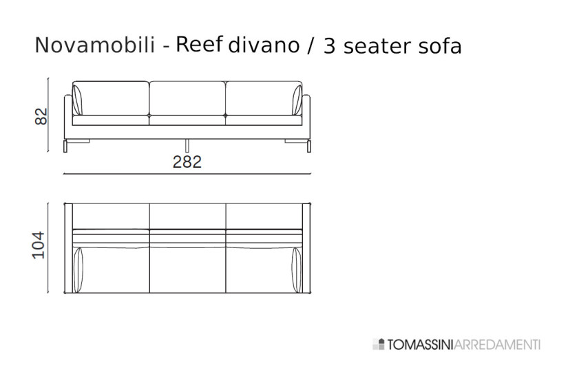 Canapé Reef Novamobili - 8