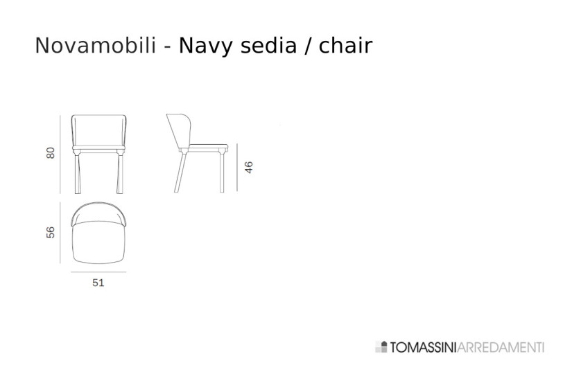 Navy Chair Novamobili - 7