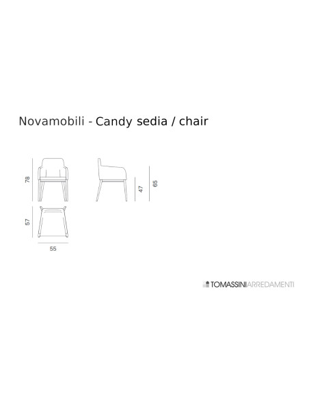 Sedia Candy Novamobili - 6