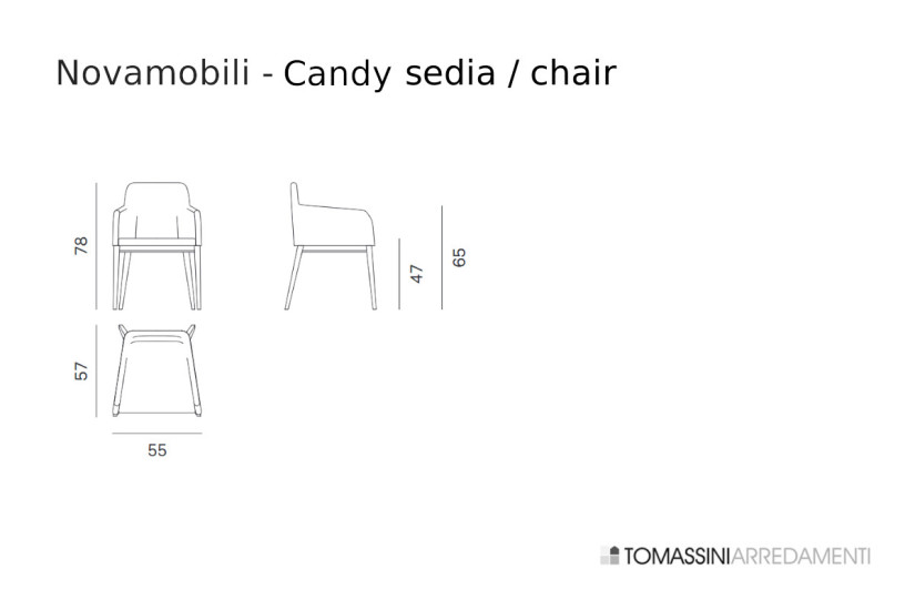 Sedia Candy Novamobili - 6