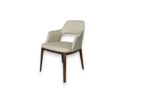 Sophie Lite Beige Leather Chair (Expo Offer) Poliform - 7