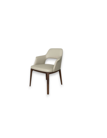 Sedia Sophie Lite in pelle beige (Offerta Expo) Poliform - 7
