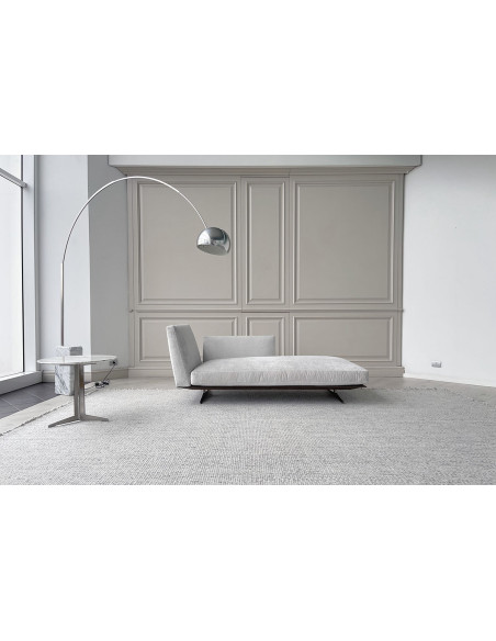 Evergreen White Leather Dormeuse (Expo Offer) Flexform - 1