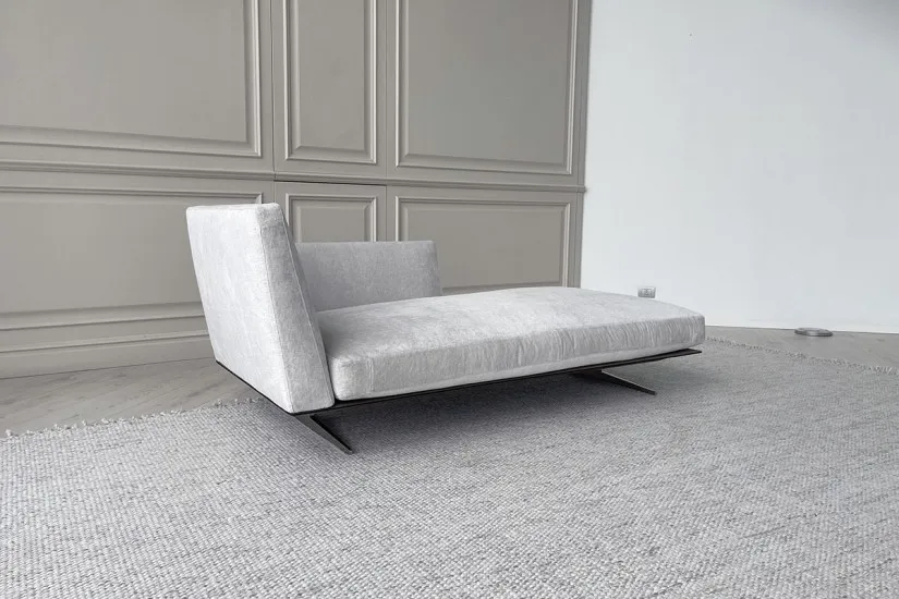 Dormeuse en tissu blanc (Offre Expo) - 2