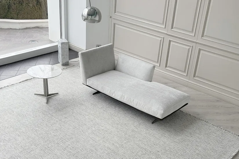 Dormeuse en tissu blanc (Offre Expo) - 5