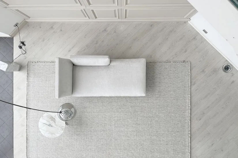 Dormeuse en tissu blanc (Offre Expo) - 7