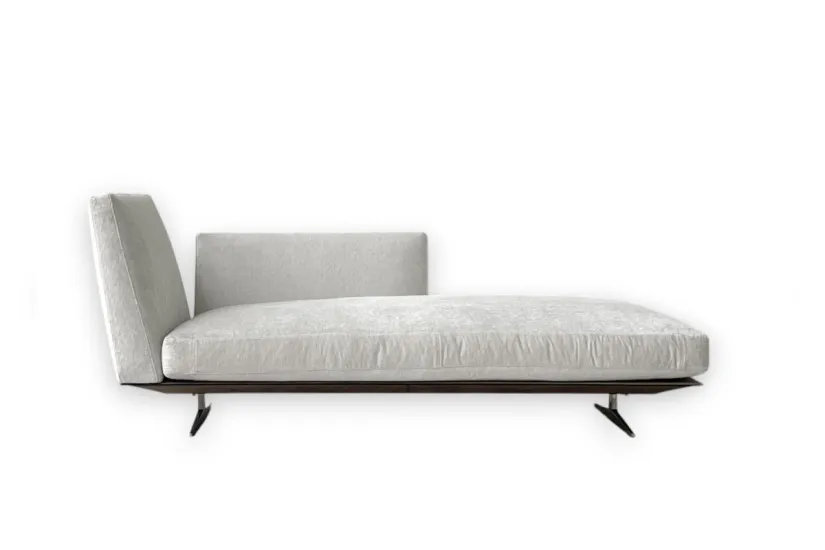 Evergreen White Leather Dormeuse (Expo Offer) Flexform - 8