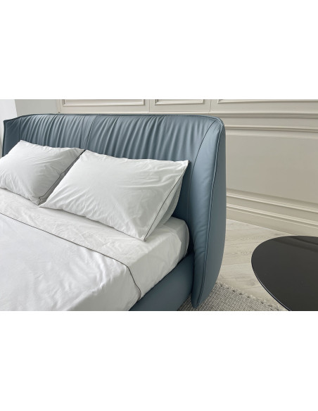 Letto Archibald Bed in pelle blu (Offerta Expo) Poltrona Frau - 4