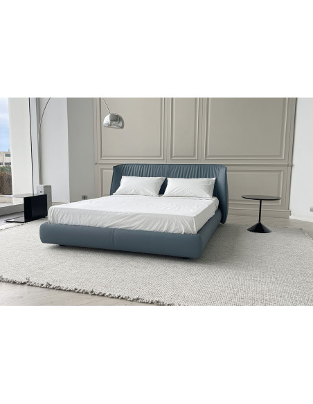 Letto Archibald Bed in pelle blu (Offerta Expo) Poltrona Frau - 5